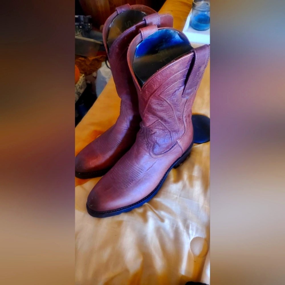 Tecovas size 11 riding heel boots. Brand new